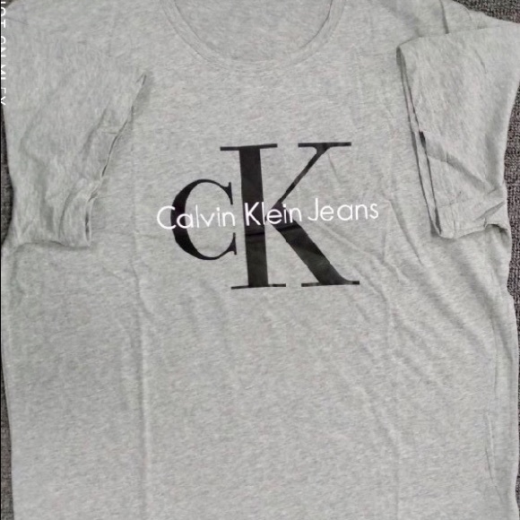 Calvin Klein Jeans Grey Tee - Picture 2 of 3
